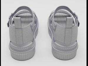 Strap Sandals Dr Martens 3D Model