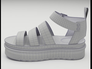 Strap Sandals Dr Martens 3Dモデル