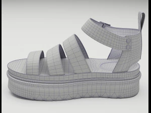Strap Sandals Dr Martens 3D Model