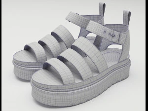 Strap Sandals Dr Martens 3D Model