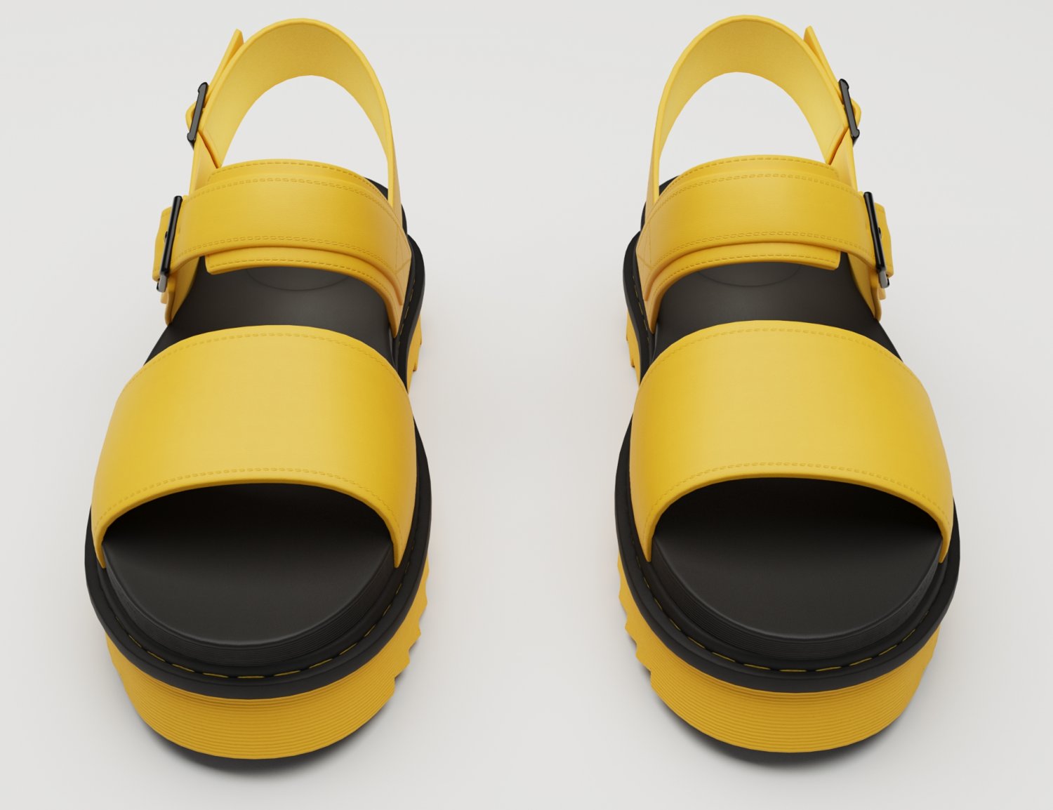 Dr martens yellow sandals sales