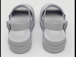 Sandals Dr Martens black yellow 3D Model