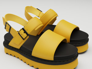 Collection set of sandals Dr Martens 3D 모델