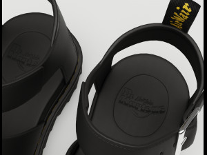 Collection set of sandals Dr Martens 3D 모델