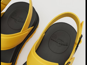 Collection set of sandals Dr Martens 3D 모델