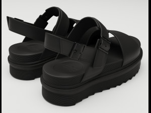 Collection set of sandals Dr Martens 3D 모델