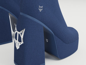Naked Wolfe cloth Boots 3D Model