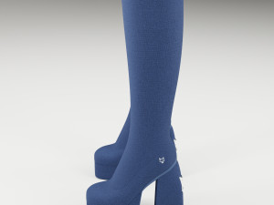Naked Wolfe cloth Boots 3D Model