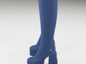 Naked Wolfe cloth Boots 3D Model