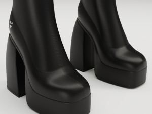 Collection set Naked Wolfe Boots 3D Model