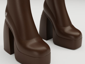 Collection set Naked Wolfe Boots 3D Model