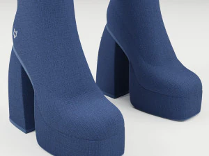 Collection set Naked Wolfe Boots 3D Model