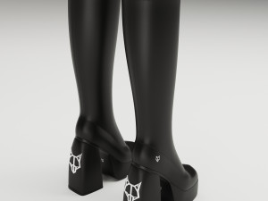 Collection set Naked Wolfe Boots 3D Model