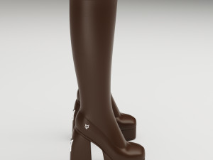Collection set Naked Wolfe Boots 3D Model