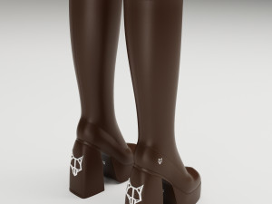 Collection set Naked Wolfe Boots 3D Model
