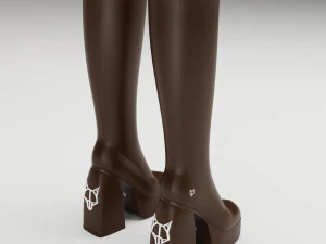 Collection set Naked Wolfe Boots 3D Model