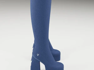 Collection set Naked Wolfe Boots 3D Model