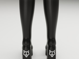 Collection set Naked Wolfe Boots 3D Model