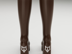 Collection set Naked Wolfe Boots 3D Model