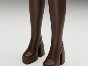 Collection set Naked Wolfe Boots 3D Model