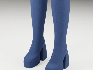 Collection set Naked Wolfe Boots 3D Model
