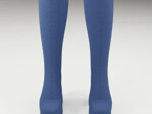 Collection set Naked Wolfe Boots 3D Model
