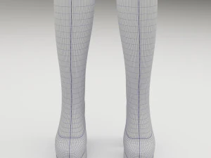 Collection set Naked Wolfe Boots 3D Model