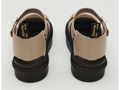 Strap Sandals Dr Martens Model 3D