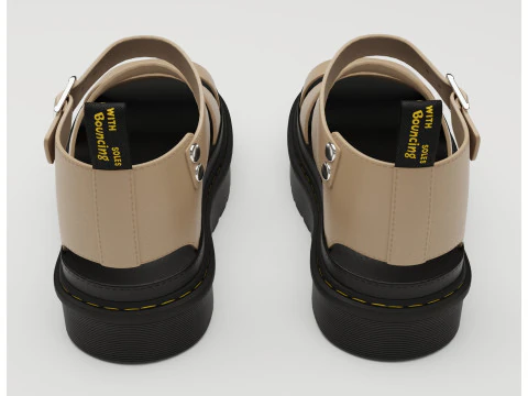 Strap Sandals Dr Martens 3D Model