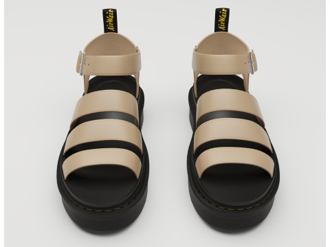 Strap Sandals Dr Martens Model 3D