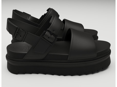 Sandals Dr Martens Model 3D