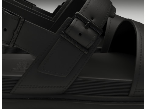 Sandals Dr Martens Model 3D