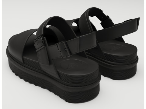 Sandals Dr Martens Model 3D