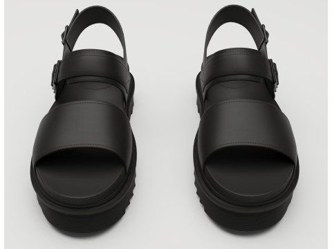 Sandals Dr Martens Model 3D