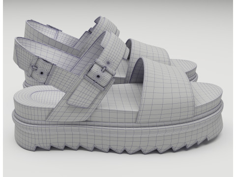 Sandals Dr Martens Model 3D