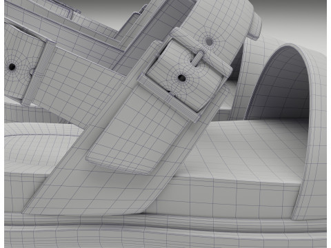 Sandals Dr Martens Model 3D