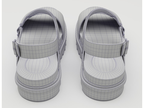 Sandals Dr Martens Model 3D