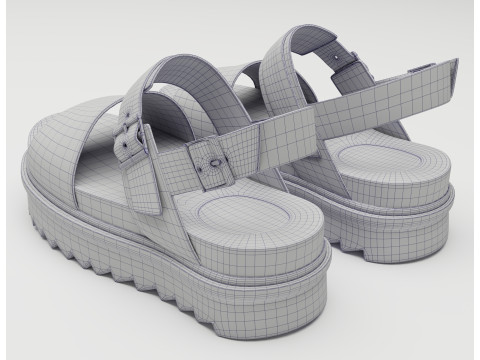 Sandals Dr Martens Model 3D