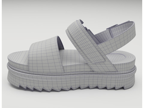 Sandals Dr Martens Model 3D