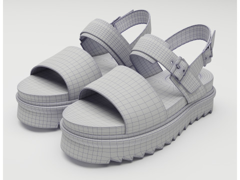 Sandals Dr Martens Model 3D