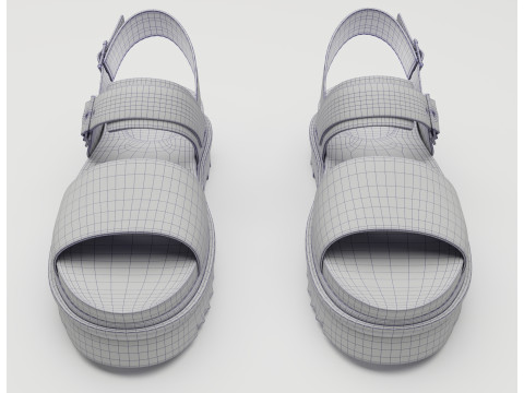 Sandals Dr Martens Model 3D