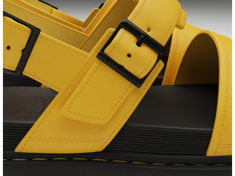 Sandals Dr Martens yellow 3D Model
