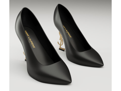 Saint laurent black pumps top