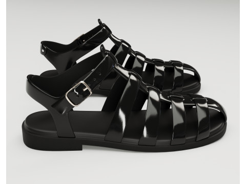 Ezerosy gladiators strappy sandals Modelo 3D