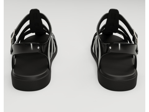 Ezerosy gladiators strappy sandals Modelo 3D
