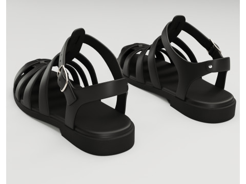 Ezerosy gladiators strappy sandals Modelo 3D