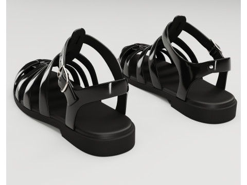 Ezerosy gladiators strappy sandals Modelo 3D