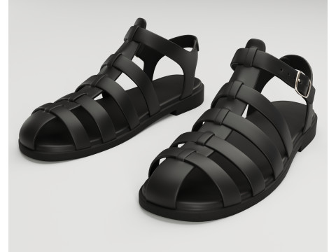 Ezerosy gladiators strappy sandals Modelo 3D