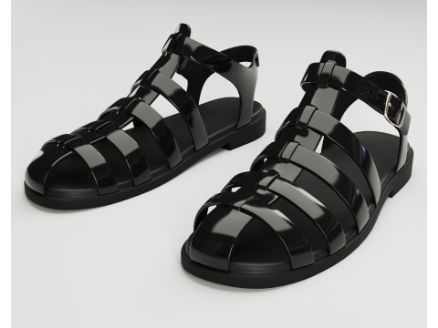 Ezerosy gladiators strappy sandals Modelo 3D