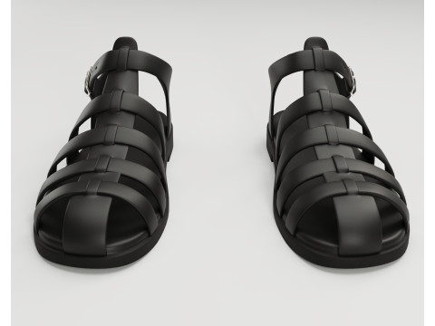Ezerosy gladiators strappy sandals Modelo 3D